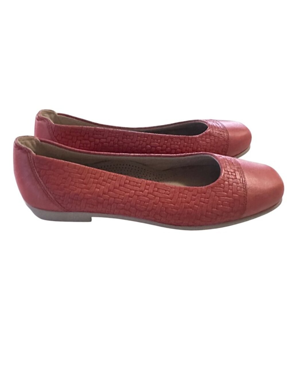 Sas coral woven pattern leather flat size 9.5N - Picture 4 of 7